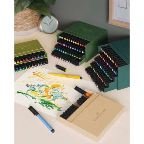 7 Sets FABER-CASTELL PITT offers ARTIST PEN Pencil SETS